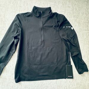 Lululemon Hawaiian Islands Soft Jersey 1/2 Zip Size L Black Rare Limited Edition